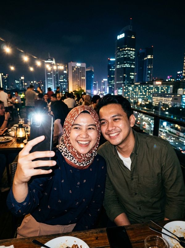 Selfie Rooftop SCBD
